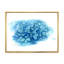 «Blue Turquoise Cloud Abstract», peinture sur toile à cadre flottant-59850996-59850990
