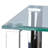 Schwenzer 43.25'' Glass Top Console Table