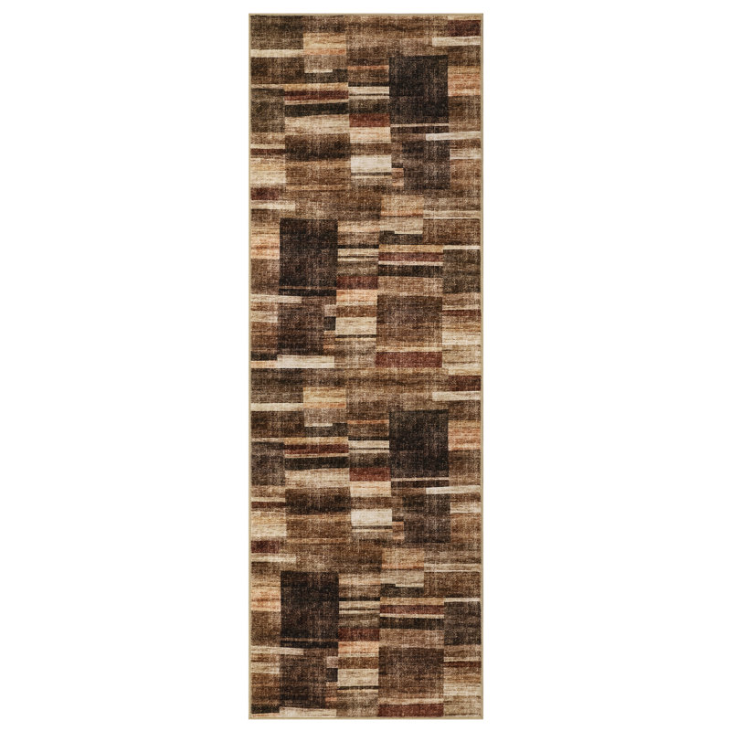 Geometric Area Rug Washable Non Slip Bedroom Rug Modern Rugs for Living Room Non Shedding Stain Resistant Carpet for Dining Room Office Classroom