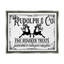 «Rudolph and Co Vintage Sign» par Lettré et doublé - impression sur bois-370277345-370191865