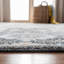 Tapis intérieur/extérieur gris foncé/ivoire oriental Slesnick-2129646723