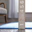 Tapis géométrique bleu à motif treillis Bethie-24753950