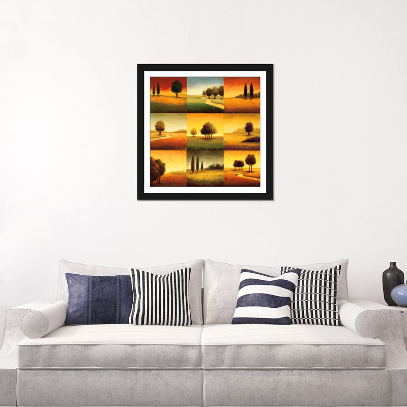 «Landscape Perspectives» par Gregory Williams - Impression sur toile tendue sur châssis tendue avec châssis, Blanc