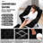 Lazy Chair With Folding Ottoman,Thick Padded Modern Accent Armchair,Upholstered Leisure Sofa Chair With Armrest,Reading Chair With Footstool For Bedroom,Living Room-1588520174