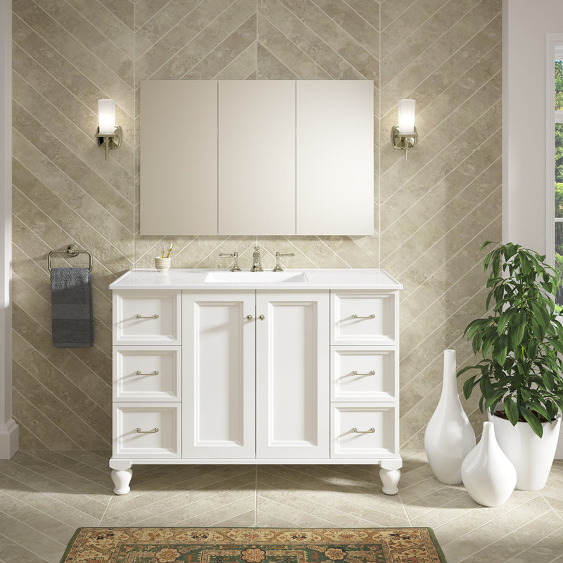 2.25" x 26.14" Surface Cabinet Frameless Medicine Cabinet Joining Kit