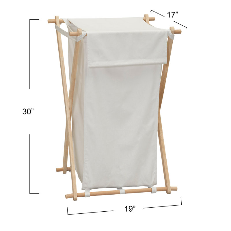 Laundry Hamper, White