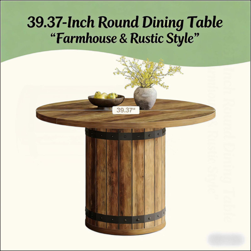 Table basse ronde, table de salle à manger, table de réunion