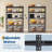 Garage Storage Shelves 5 Tiers, Heavy Duty Storage Shelving Racks with 2500 Lbs Capacity, 48" L x 18" W x 72" H Metal Adjustable Shelving Unit for Kitchen Pantry Basement Bathroom Laundry