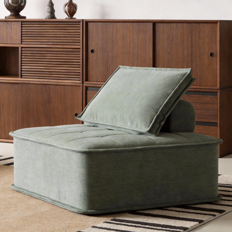 Single Modular Sofa 95cm, Frame-Free with Oversized Cushion, Space-Saving Design Fast Dispatch From UK Warehouse – Dispatched Within 2 Days
