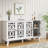 52''W Four Hollow Door Sideboard-1568255520