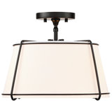 Fabric Semi Flush Mount