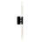 24'' Modern Black LED Vanity Light for Bathroom, Powder Room, Hallway – Integrated LED-94314919