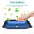 Bathroom Vessel Sink Above Counter Amber Blue Gradient Tempered Glass Bowl Square Sink For Bathroom, Tempered Glass Vessel Sink With Pop-Up Drain (No Faucet)(Includes Only The Bathroom Sink)-1553521255