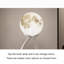Lampe sculpture en résine: lumière de lune rechargeable avec télécommande-908521600