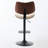 Swivel Leather Barstools With Adjustable Hight-449373652