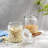 JoyJolt Glass Cookie Jar with Airtight Lid, 67oz.