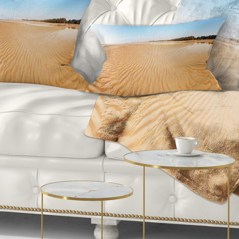 Coussin lombaire de plage tropicale seascape exotique