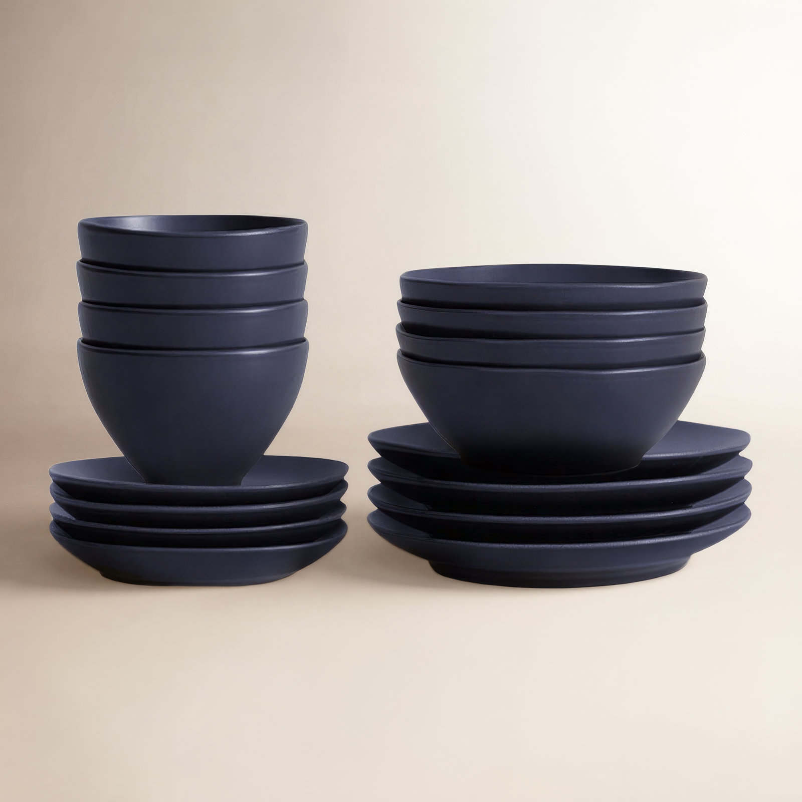 Ceramic Dinnerware Set, Blue