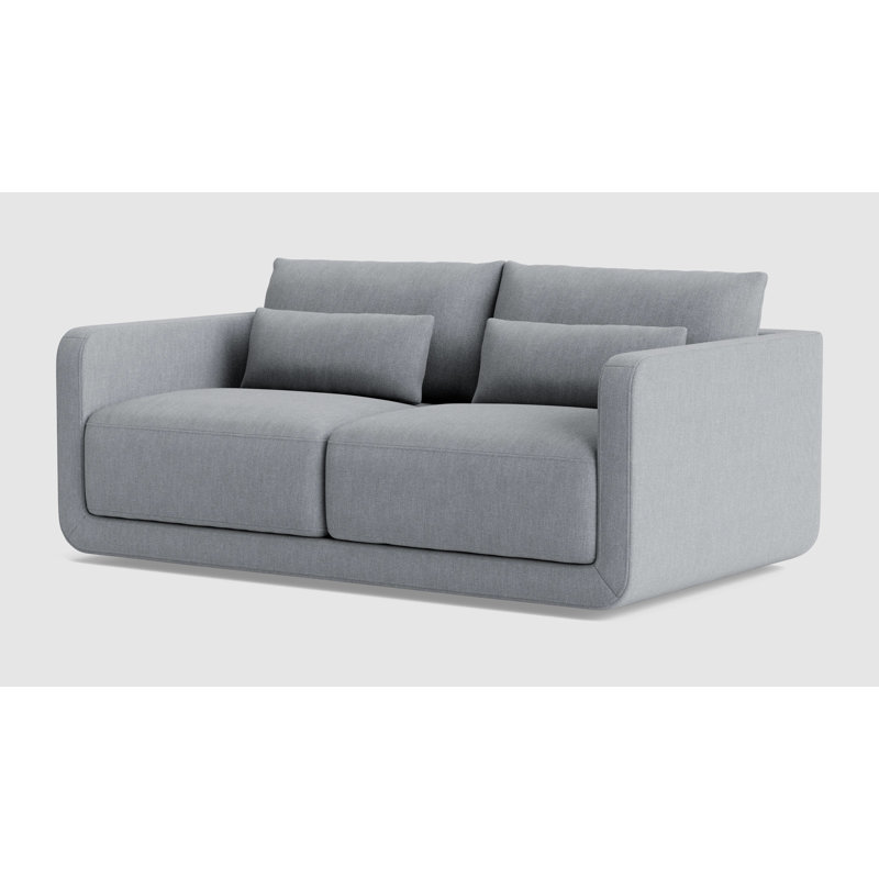 Eva Loveseat (70"), Performance Weave - Zinc