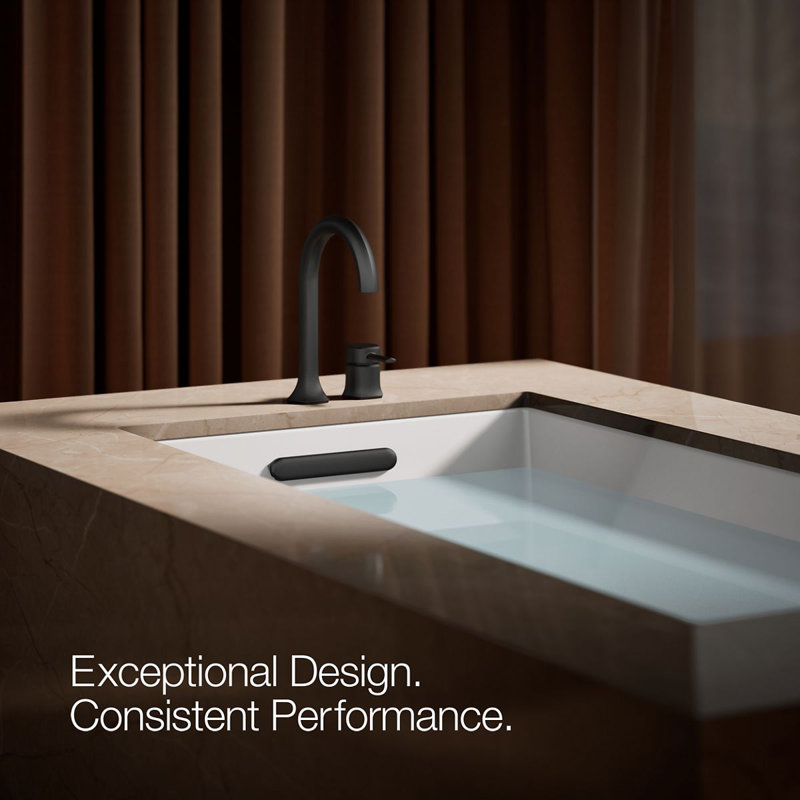 Occasion 2.25" W x 3.38" H Bathroom Faucet Handle, Matte Black