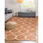 Tapis orange noué à la main Durrant-48158872
