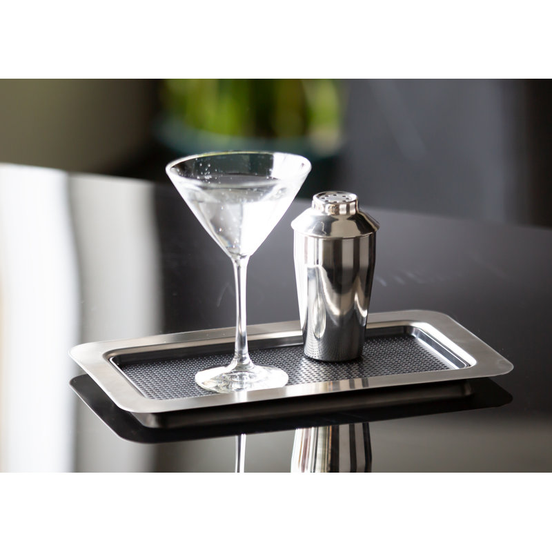 Plateau de service en acier inoxydable