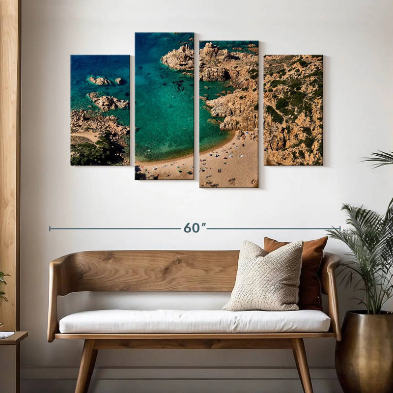 Gillard Sardinia Coastline, 32"H x 52"W