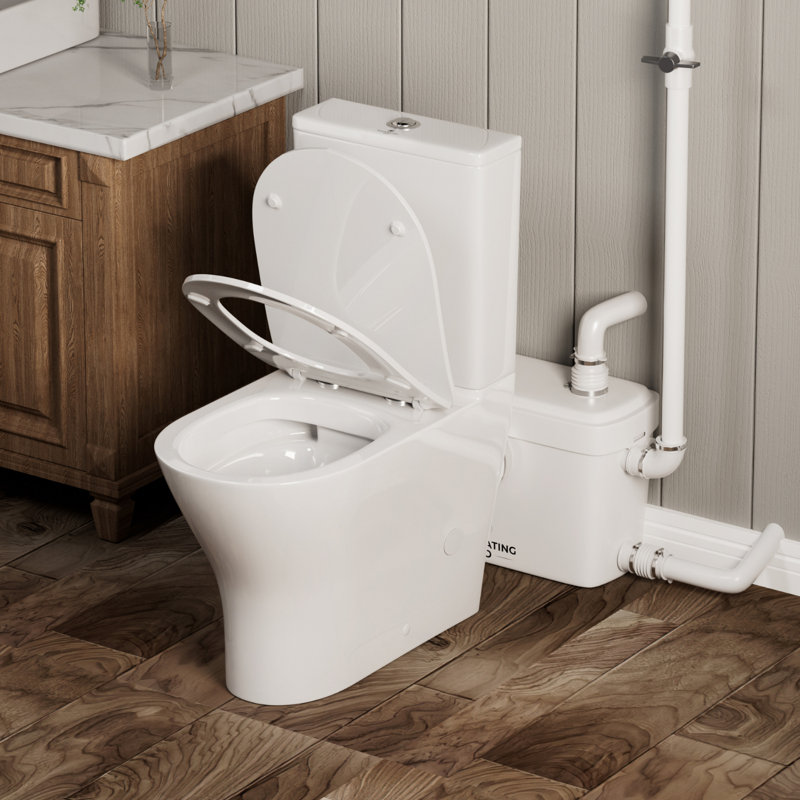 Toilette MaceratingFlo allongée 18 po ADA Comfort