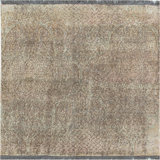 Modern One-of-a-Kind Rectangle 3'8" X 3'10" Hand Knotted Area Rug