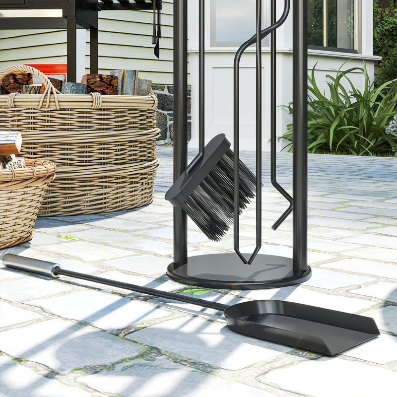 Metal Fireplace Tool Set