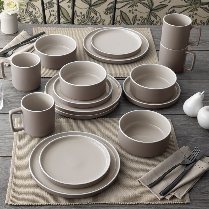Tasse Noritake ColorTrio Stax, 16 oz, Brun