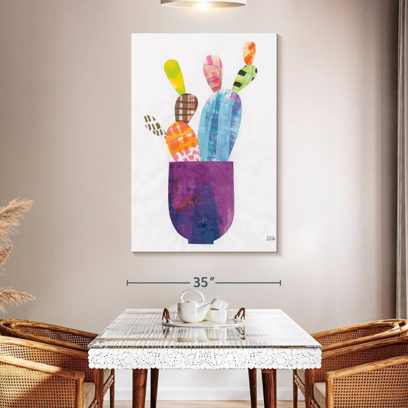 Harnek Collage Cactus II, H 51 po x l 34 po