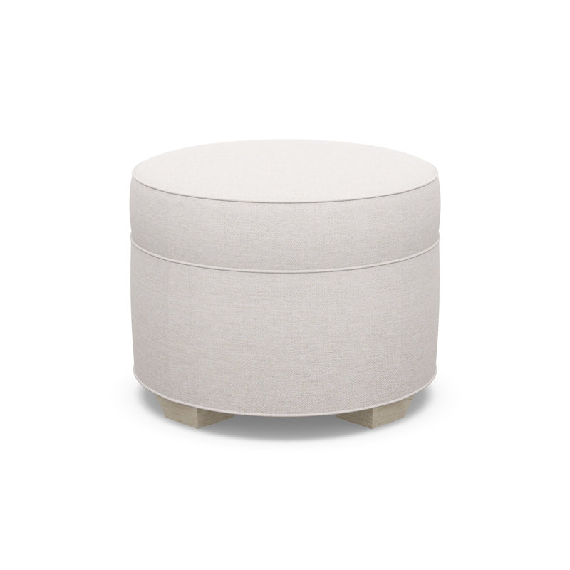 Round Ottoman, 9637-49, Sandstone