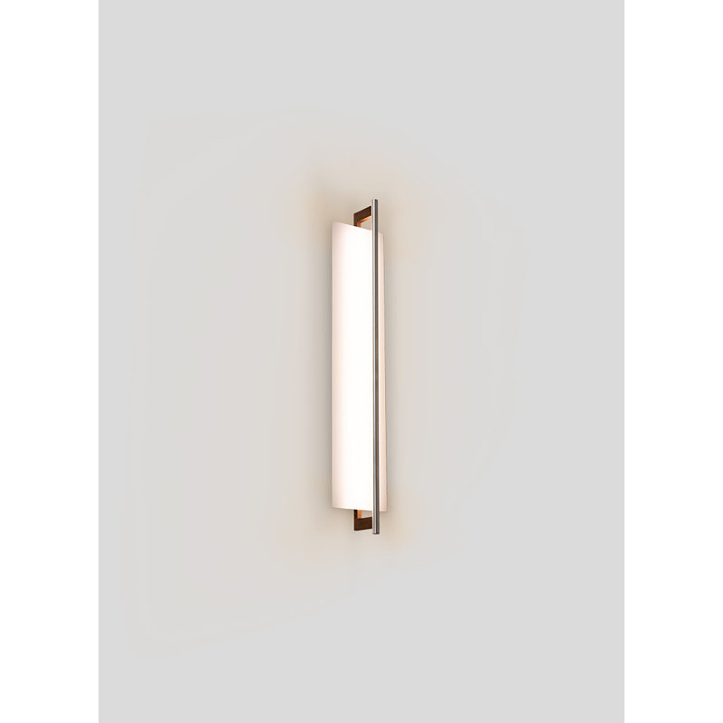 Merus 31" LED Dimmable Wall Sconce, Walnut, 277V AC, 4000K
