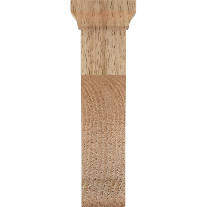 Support en bois Gomez, Chêne rouge, H 8 po x l 2,5 po x P 6 po