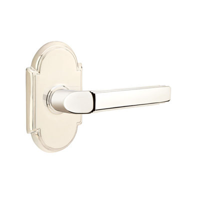 Milano Flat Double Dummy Door Lever with Arch Rosette