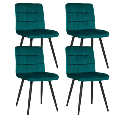 Furst 40cm Wide Modern Upholstered Chair with Velvet Button Tufting
