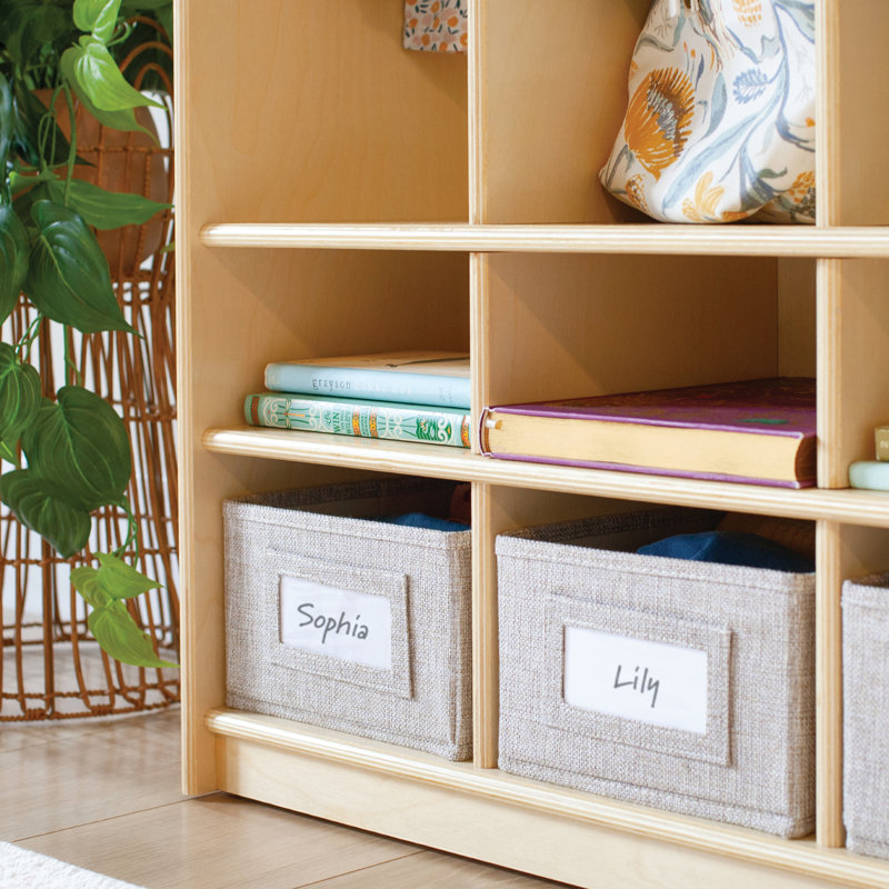 Casier 3 sections EdQ - Naturel, H 3-48 po x l 29 po x P 13 po, 3, Bois naturel