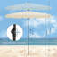 Novea 200cm X 120cm Rectangular Beach Parasol-880631480