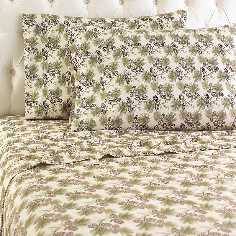 Ensemble de draps Micro Flannel® RV, Pomme de pin, Couchette de roulotte