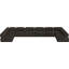 Canapé modulaire rembourré 204 po Ames-90279383