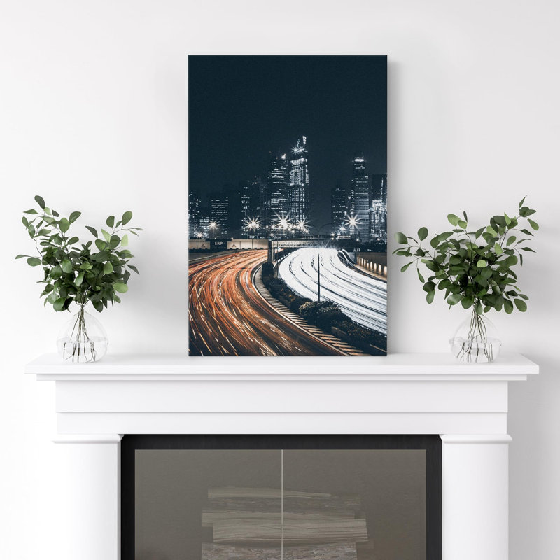 Architecture, bâtiment, voiture, lumière, mouvement, sentier, paysage urbain, horizon, centre-ville, bâtiments, photo, moderne, art