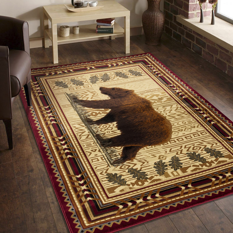 Tapis multicolore Nature's Nest, Rectangulaire 2 pi x 3 pi