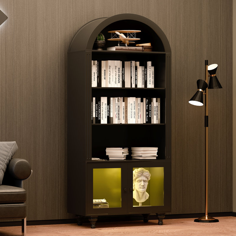 Tall Arched Bookshelf
