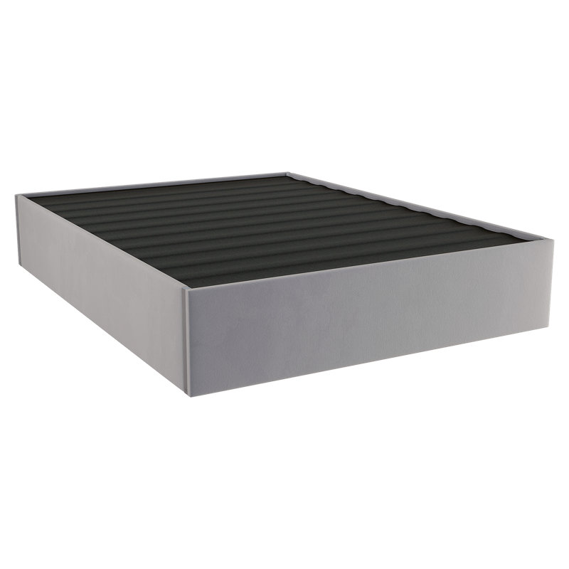 Rhem Upholstered Bed, 135 x 190 cm, Grey
