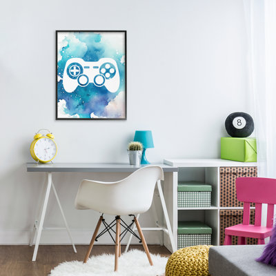 Giclée encadrée bleue, par Marcus Prime