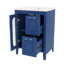 Meuble-lavabo 24 po avec deux tiroirs et une tablette réglable-118041260