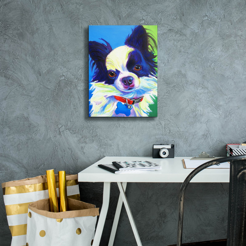 "Chihuahua - Esso Gomez" par Dawg Painter, H 16 po x l 12 po x P 0,75 po