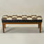 Banc de chambre rembourré en cuir véritable de 47 po de largeur
