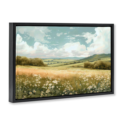 Scenic Daisy Valley Floating Frame, design by Creative Studio